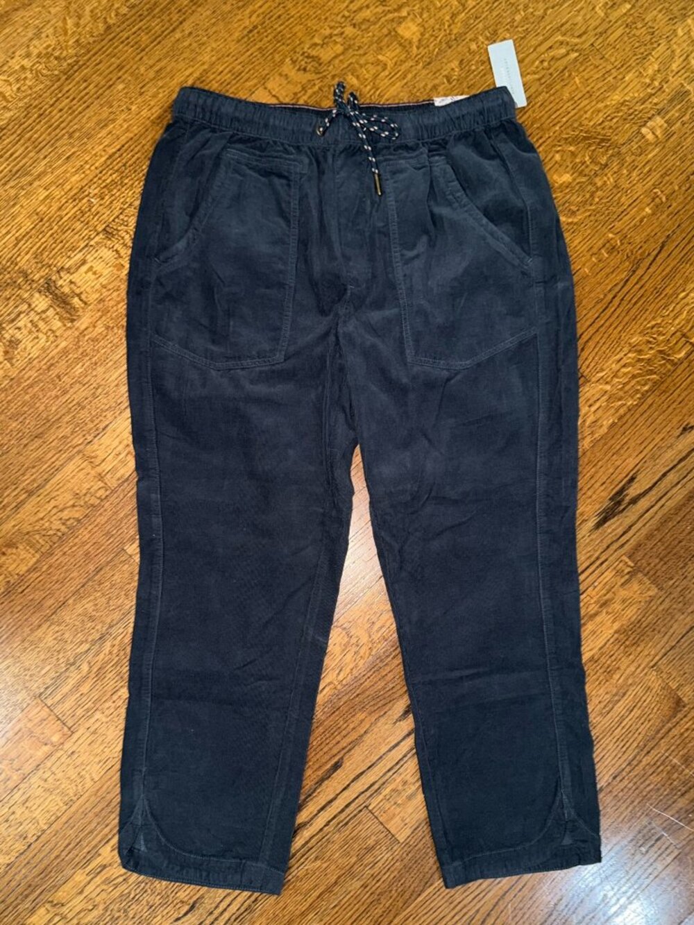 NWT Anthropologie Pilcro "The Cottage" Corduroy Jogger Pants - Navy Blue